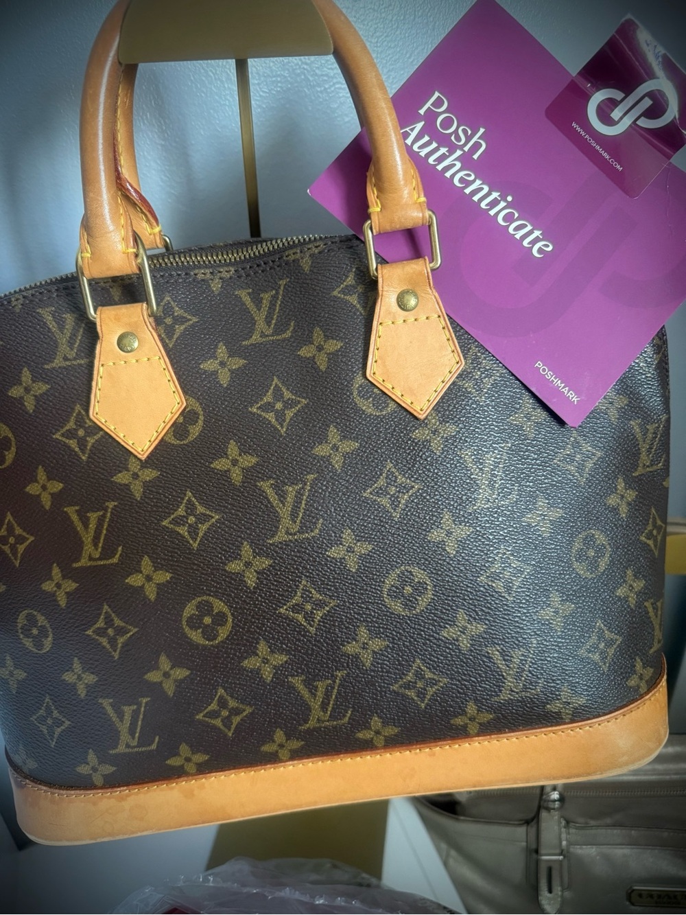 ✨SOLD✨Louis Vuitton EUC Alma PM Monogram Handbag - Vintage 1996 - Picture 12 of 13